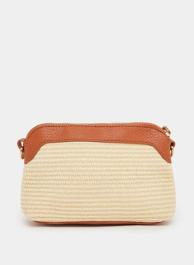 ستايلي حقيبة كتف قش